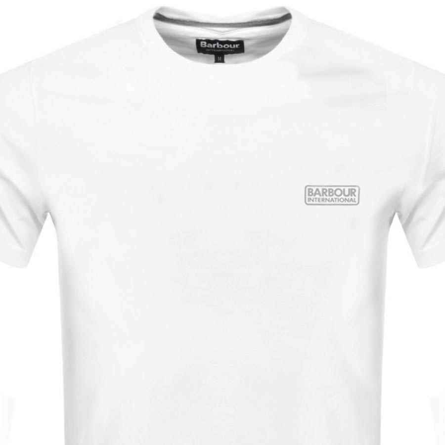 Alternative Image for ProductBarbour International Logo T Shirt White2